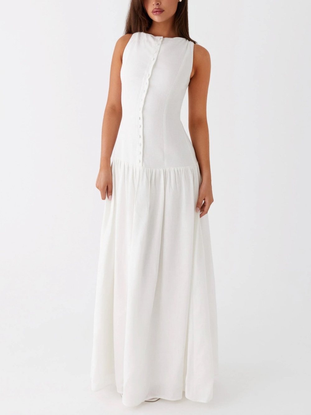 Peppermayo Meggie linen maxi dress